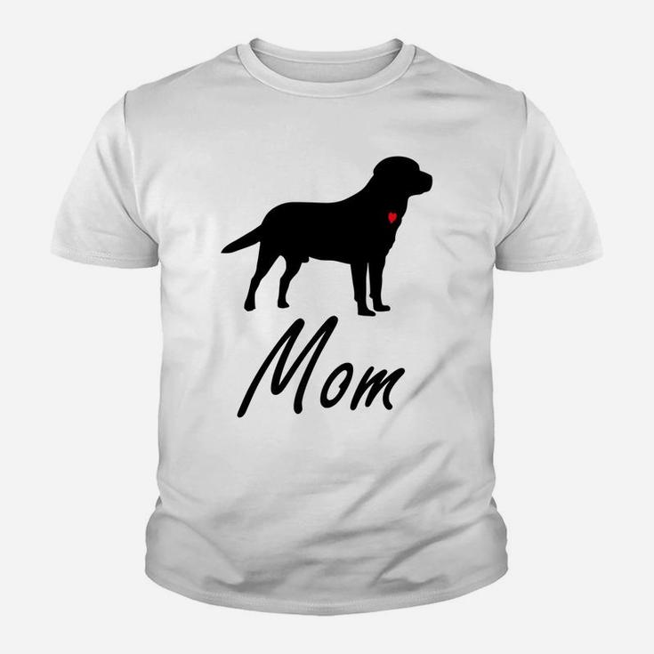 Labrador Retriever Dog Black Lab Mom Kid T-Shirt