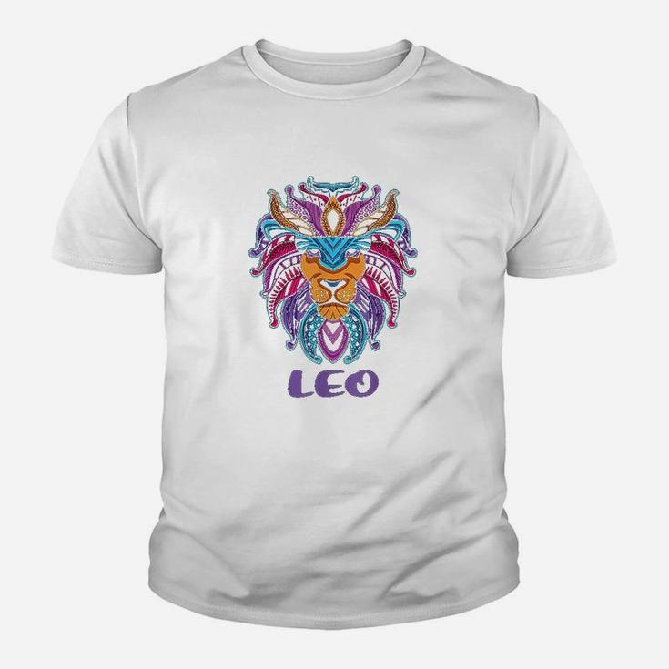 Leo Lion Zodiac Symbol Horoscope Astrology Youth T-shirt
