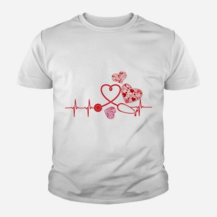 Love My Nurse Happy Valentines Day Kid T-Shirt