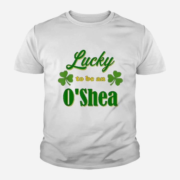 Lucky To Be An Oshea Irish Heritage Pride Gift Design Kid T-Shirt