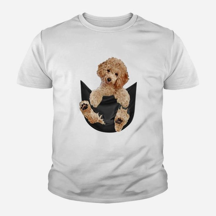 Lustiges 3D-Pudel-Durchbruch Kinder Tshirt, Kreatives Design für Hundefans