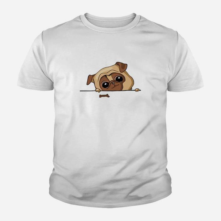 Lustiges Mops-Welpen Kinder Tshirt für Tierfreunde