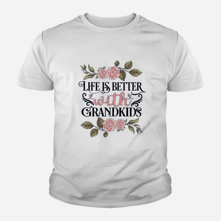 Make Life Grand I Love My Grandkids Best Grandma Youth T-shirt