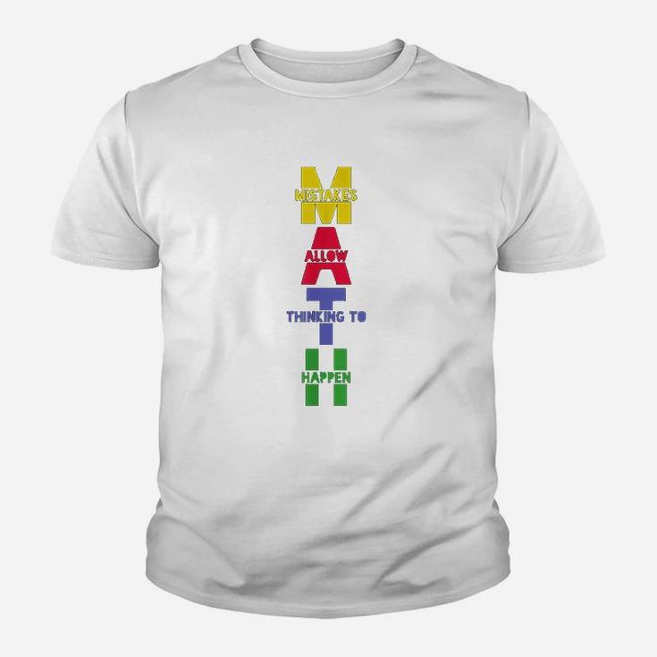 Math Saying Student Teacher Kid T-Shirt