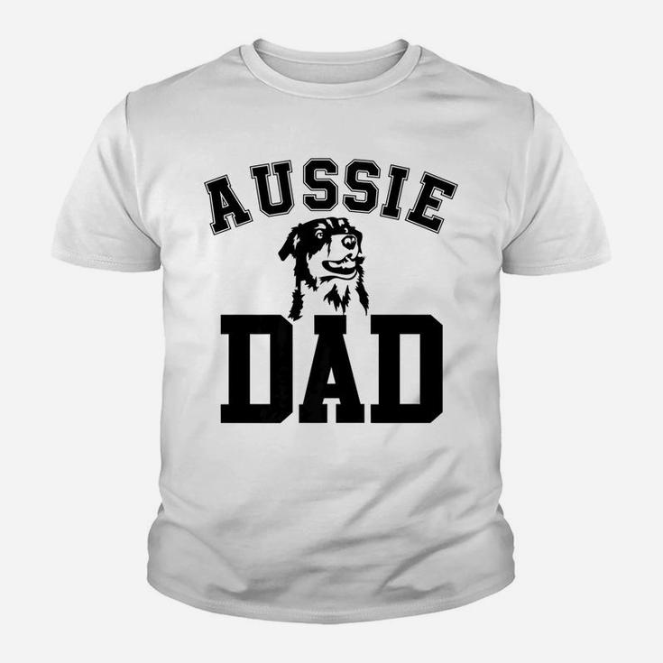 Mens Aussie Dad Dog Dad Funny Fathers Day Gift For Men Kid T-Shirt