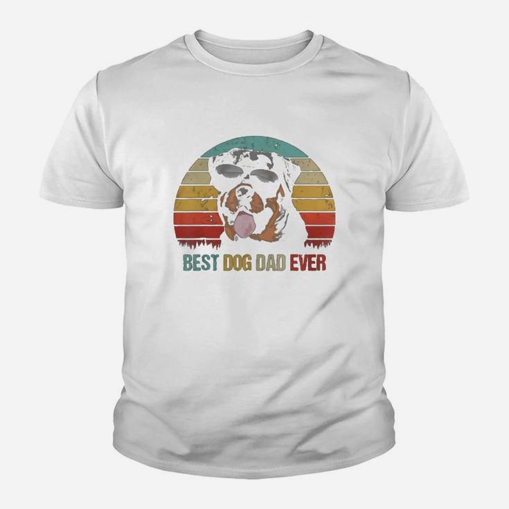 Mens Best Dog Dad Ever Rottweiler Fathers Day Gifts For Dad Kid T-Shirt