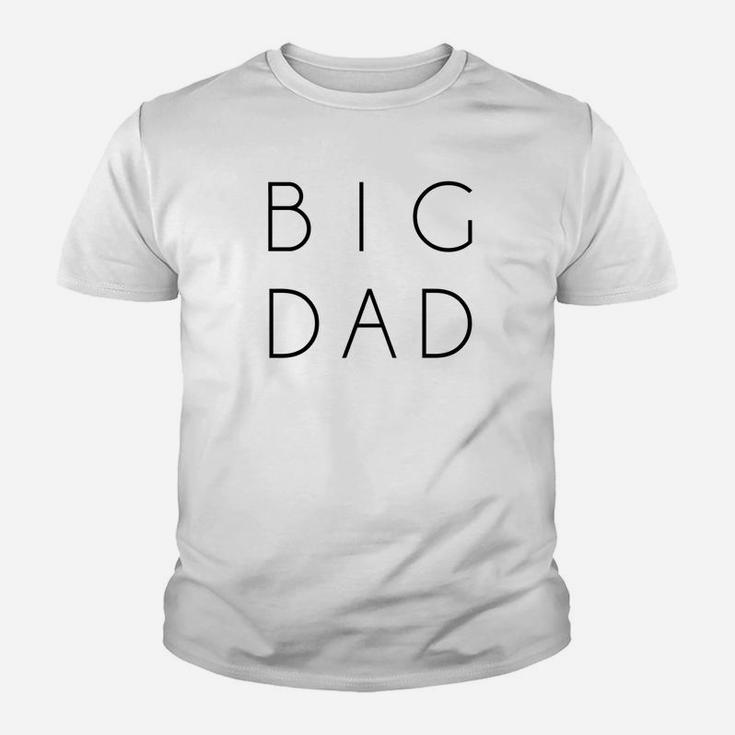 Mens Big Dad Shirt Simple Fathers Day Gift By Daddy Duds Premium Kid T-Shirt