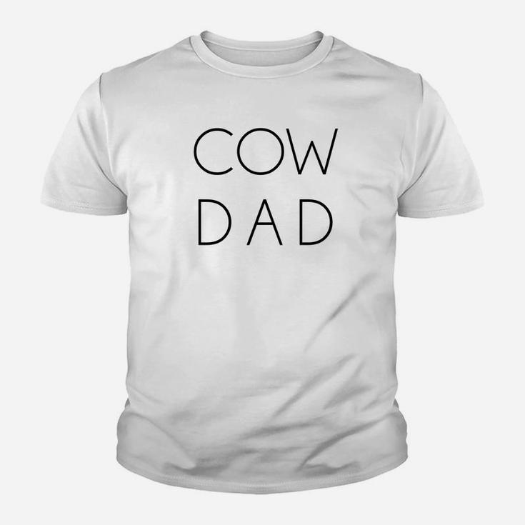 Mens Cow Dad Shirt Farmer Fathers Day Gift By Daddy Duds Premium Kid T-Shirt