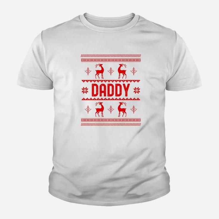 Mens Cute Daddy Shirt Family Ugly Christmas Kid T-Shirt