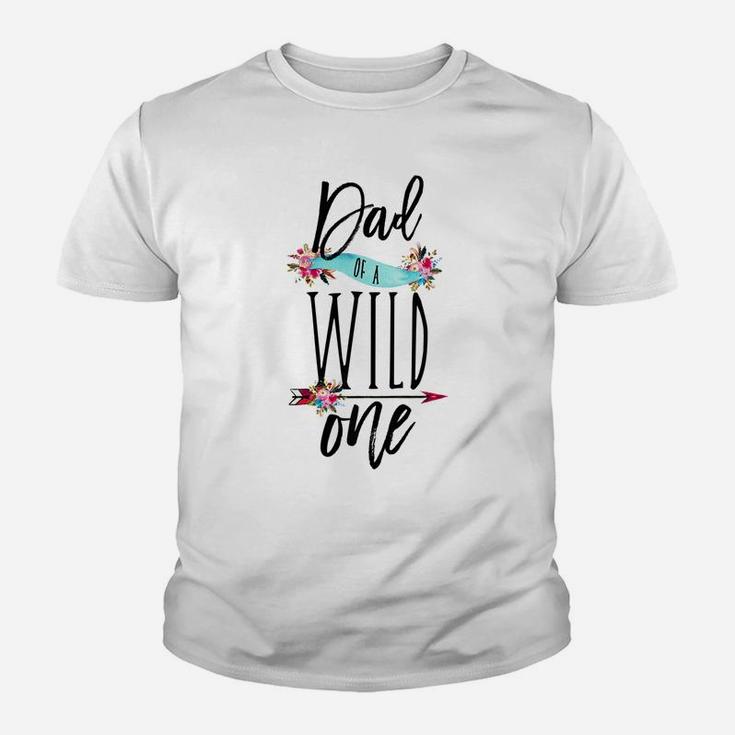 Mens Dad Of A Wild One Boho 1st Birthday Daddy Family Gift  Kid T-Shirt