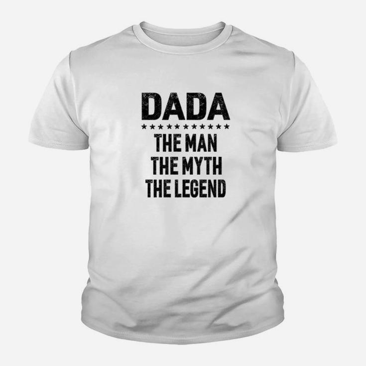 Mens Dada The Man The Myth The Legend Fathers Day Gift Men Tshi Kid T-Shirt