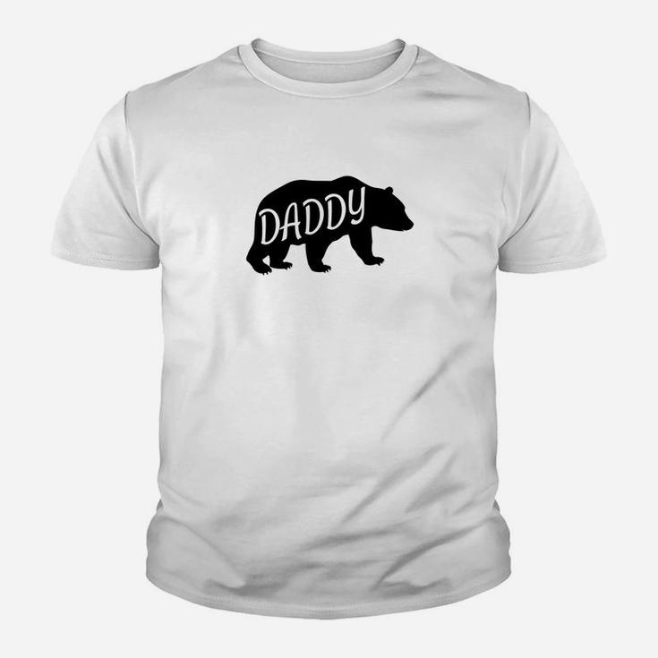 Mens Daddy Bear Gift For Father Dad Kid T-Shirt