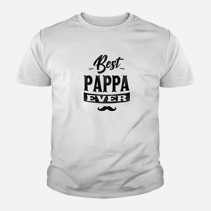 Mens Family Fathers Day Best Pappa Ever Men Kid T-Shirt