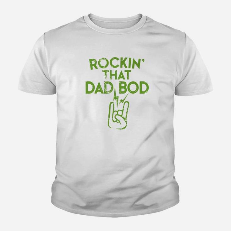 Mens Fathers Day Dad Bod Design Fat Fit Daddy Gift Premium Kid T-Shirt