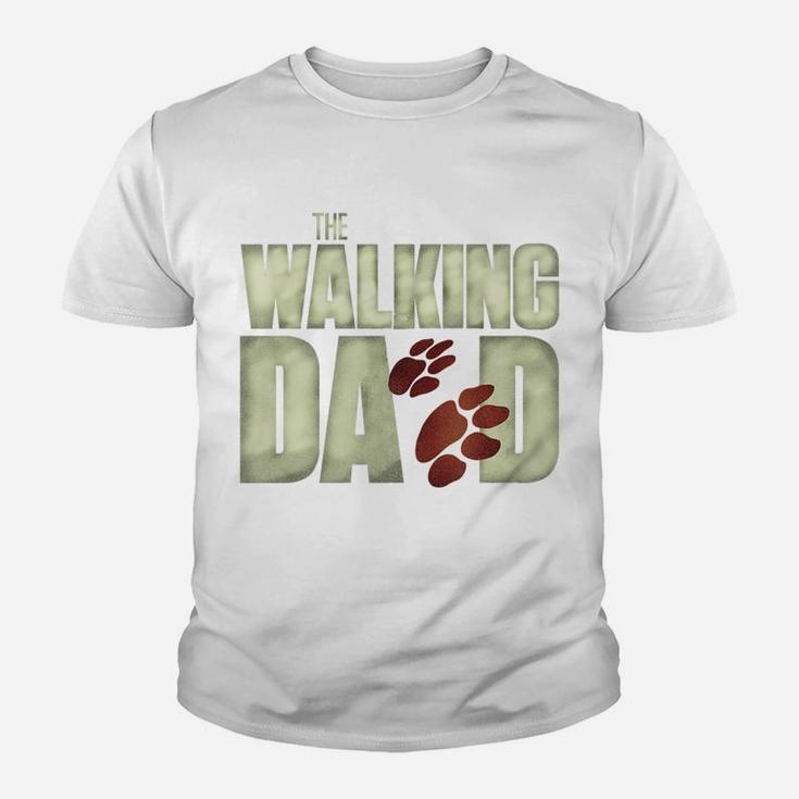 Mens Funny Mens Fear The Walking Dad Dog Lovers Kid T-Shirt