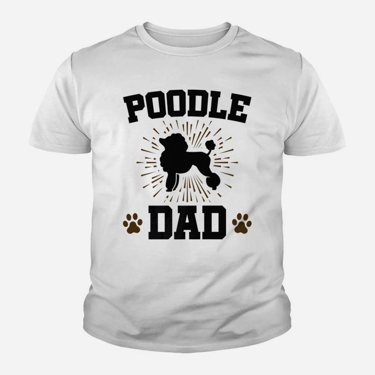 Mens Poodle Dad Poodles Dog Gifts For Men Kid T-Shirt