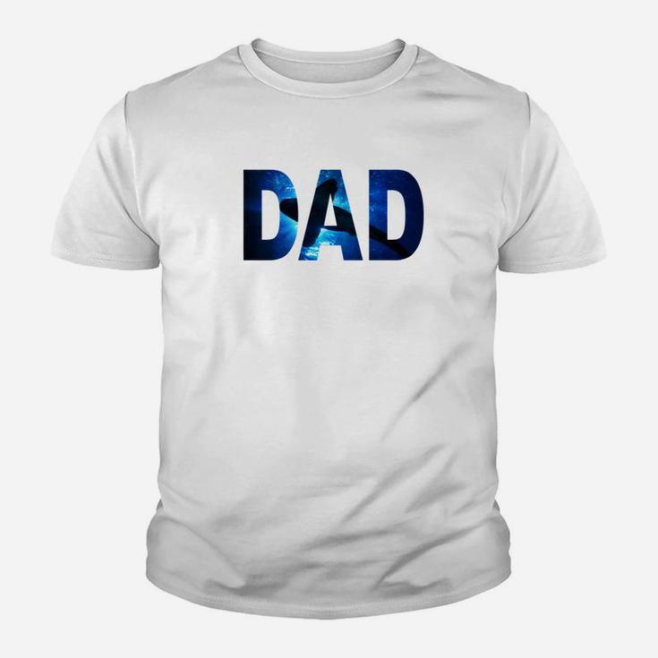 Mens Shark Shirt For Fathers Day Diver Dad Ocean Scuba Diving Premium Kid T-Shirt