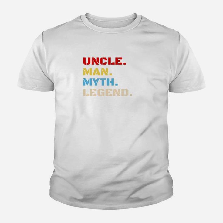 Mens Uncle Man Myth Legend Gift For Father Dad Papa Kid T-Shirt