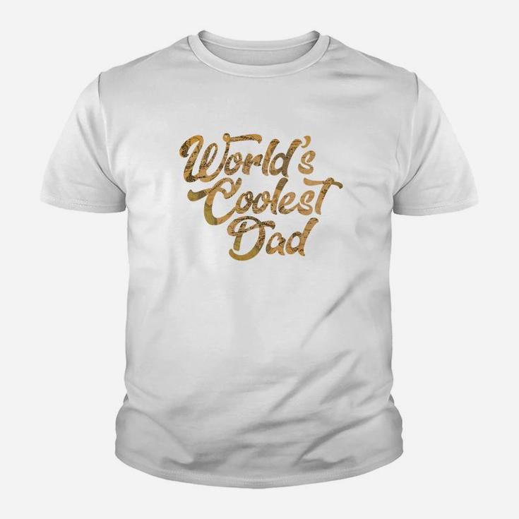 Mens Worlds Coolest Dad Gift Greatest Best Ever Papa Kid T-Shirt