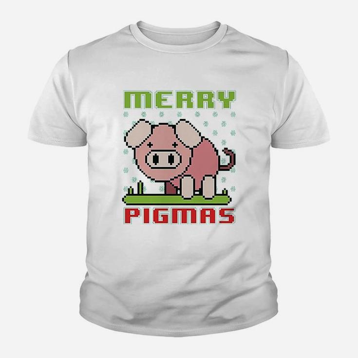 Merry Christmas Merry Pigmas Kid T-Shirt