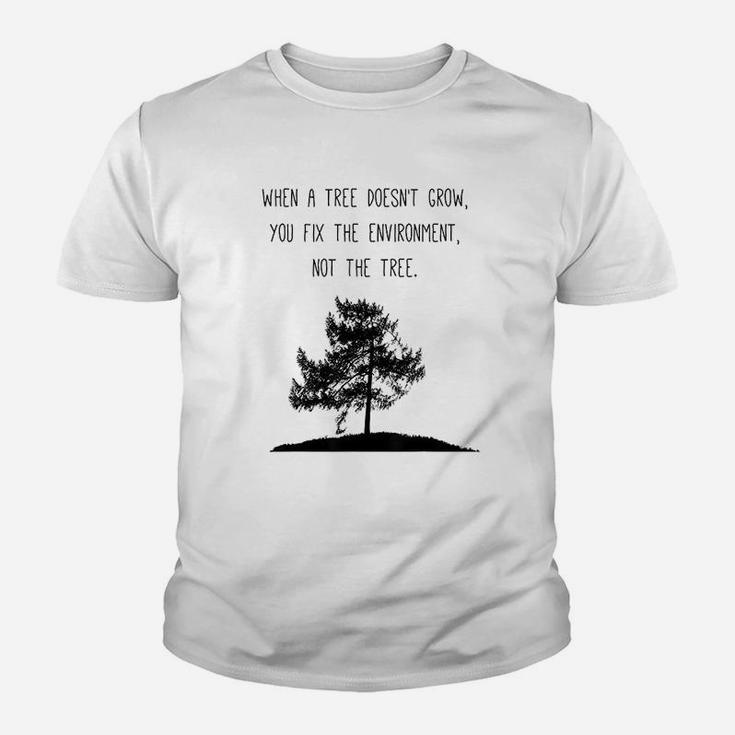 Mindset Motivation Global Warming Climate Change Kid T-Shirt