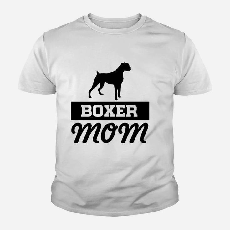 Mom Trucker Dog Mom Baseball Kid T-Shirt