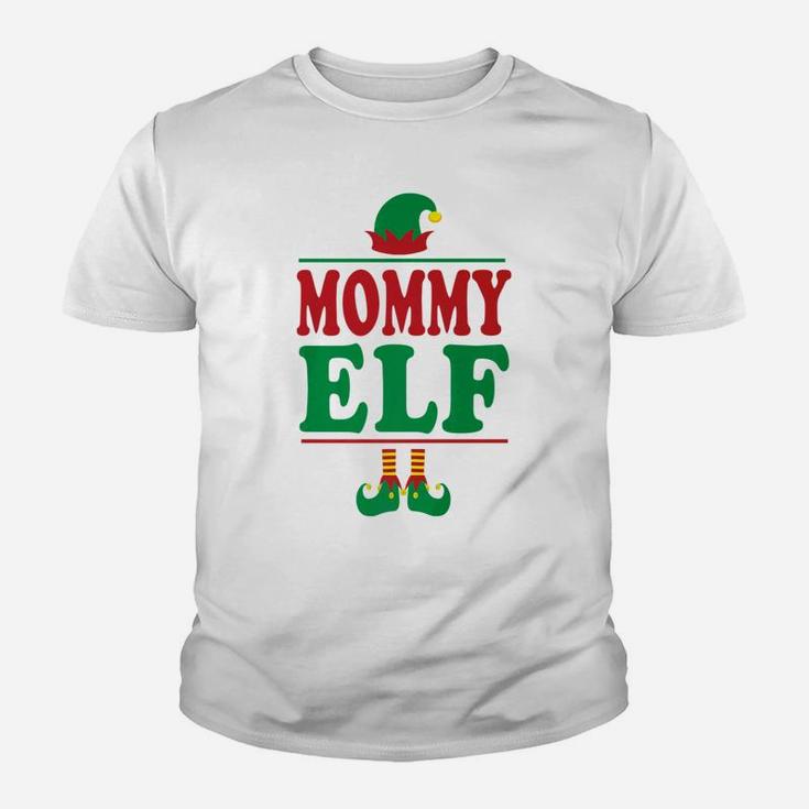 Mommy Elf Funny Elf Ugly Christmas Family Kid T-Shirt