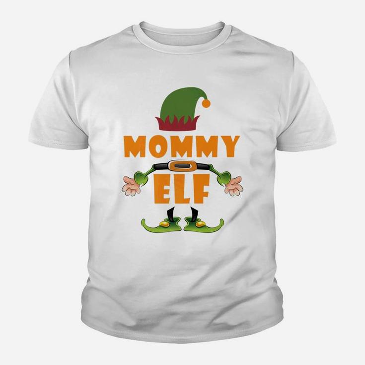 Mommy Elf Matching Family Group Christmas (2) Kid T-Shirt