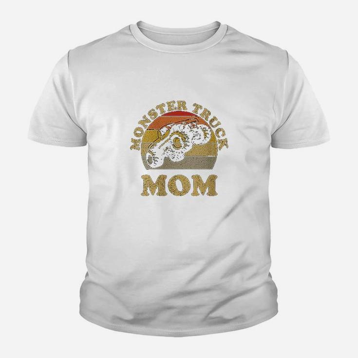 Monster Truck Mom Retro Vintage Monster Truck Kid T-Shirt