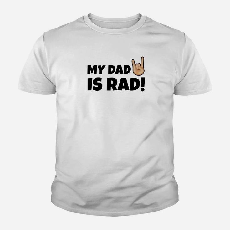 My Dad Is Rad Funny Best Dad Christmas Gift Kid T-Shirt