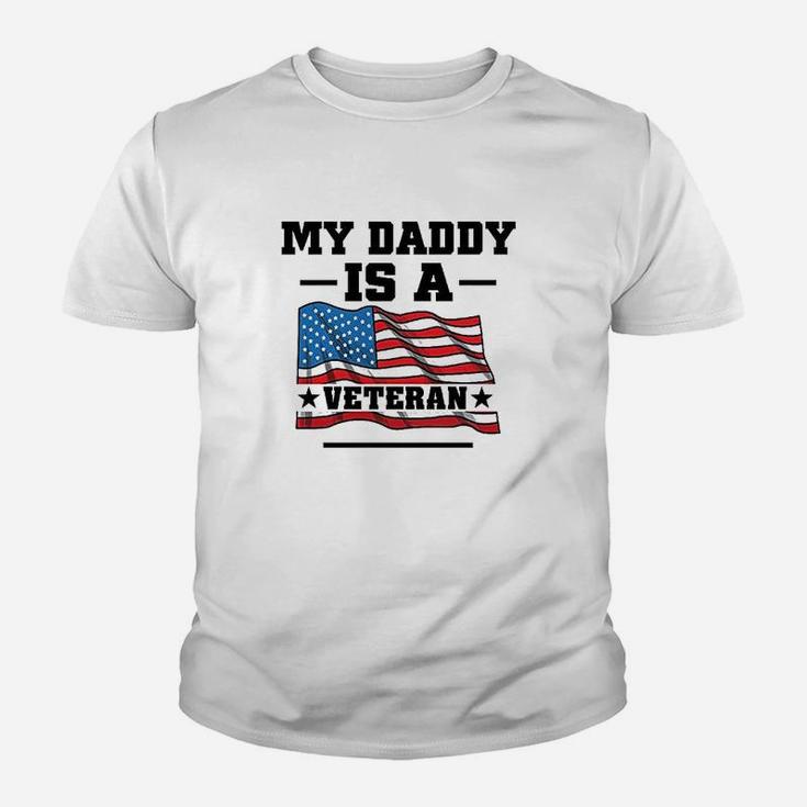 My Daddy Is A Veteran, dad birthday gifts Kid T-Shirt