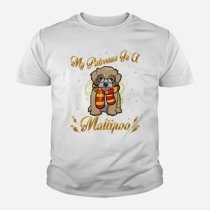 My Patronus Is A Maltipoo Harry Dog Potter Dad Mom Kid T-Shirt