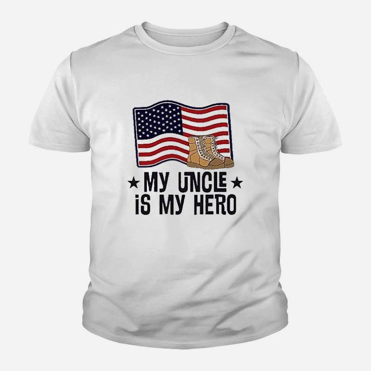 My Uncle Is My Hero Military Kid T-Shirt
