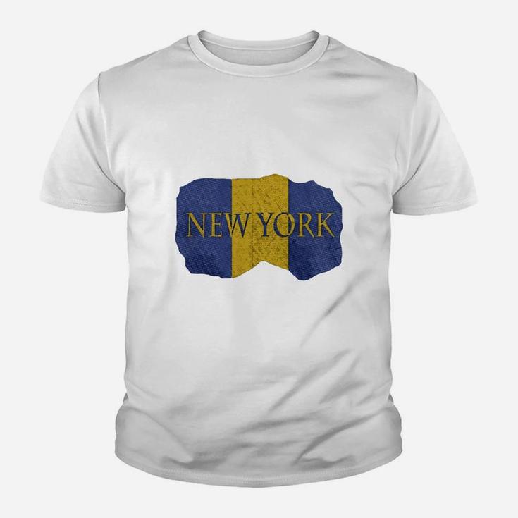 New York Barbados Flag Kid T-Shirt
