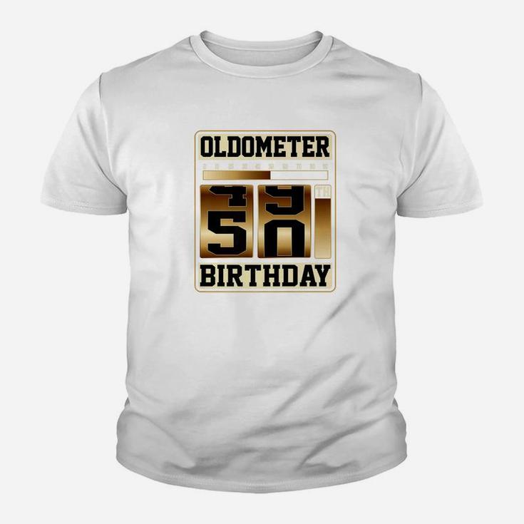 Oldometer 4950 Shirt 50 Oldometer Shirt Fathers Day Gift Premium Kid T-Shirt