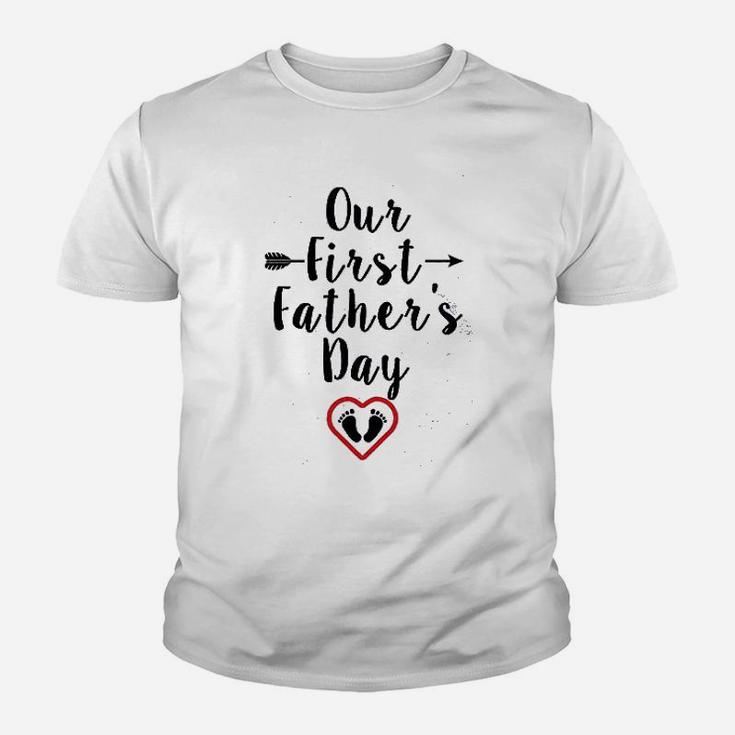 Our First Father Day Outfits, best christmas gifts for dad Kid T-Shirt