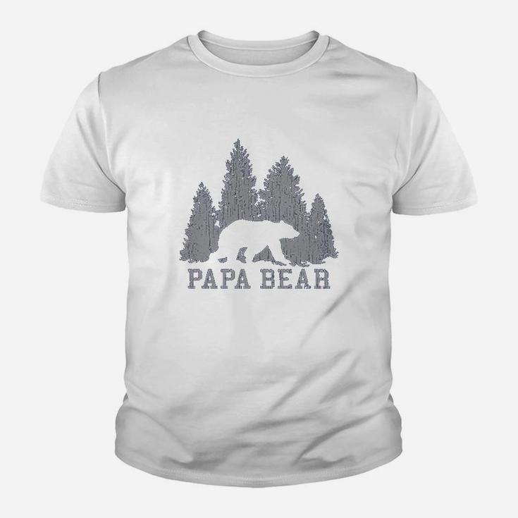 Papa Bear And Forest, best christmas gifts for dad Kid T-Shirt