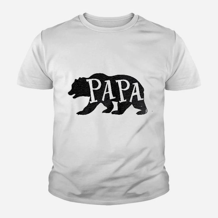 Papa Bear Husband Dad Gift Funny Kid T-Shirt