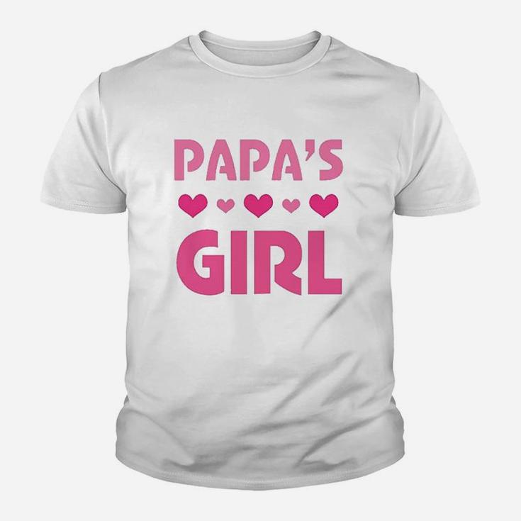 Papas Girl Granddaughter Gift, best christmas gifts for dad Kid T-Shirt
