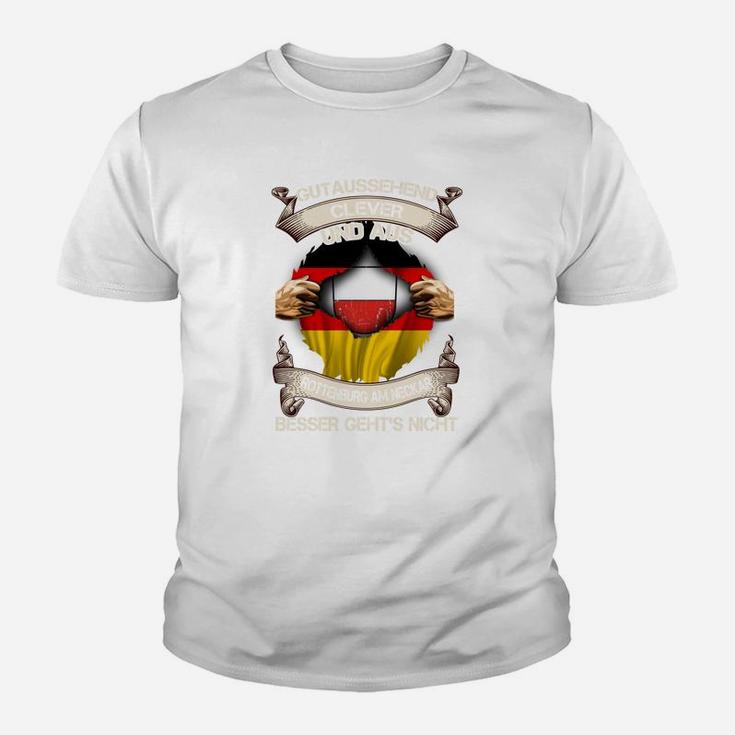 Patriotisches Germany Pride Kinder Tshirt mit Adler und Flaggen-Design