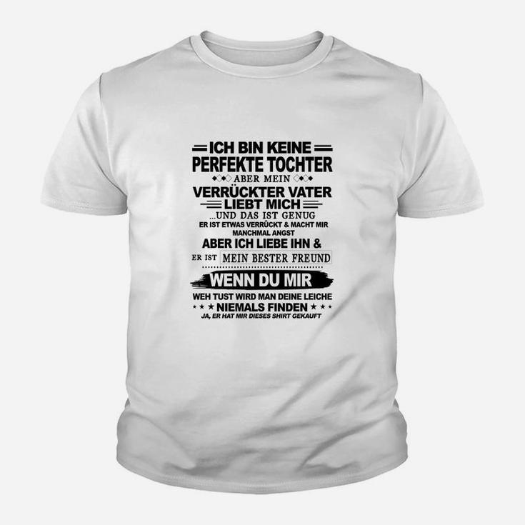 Personalisiertes Vater-Tochter Kinder Tshirt, Spruch Design für Geburtstage