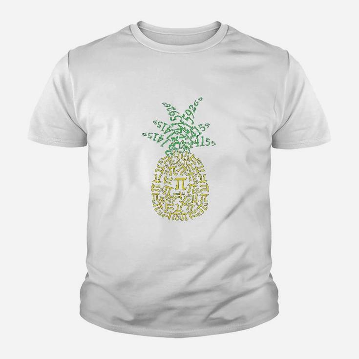 Pineapple Math Pi Day Mathematics Teacher Geek Nerd Kid T-Shirt