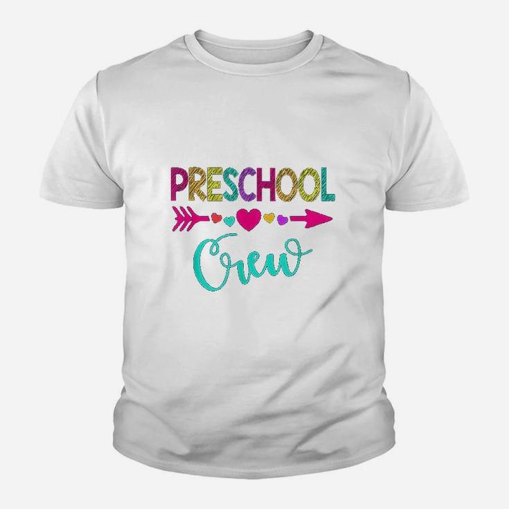 Preschool Crew Teacher 1st Day Of School Kid T-Shirt