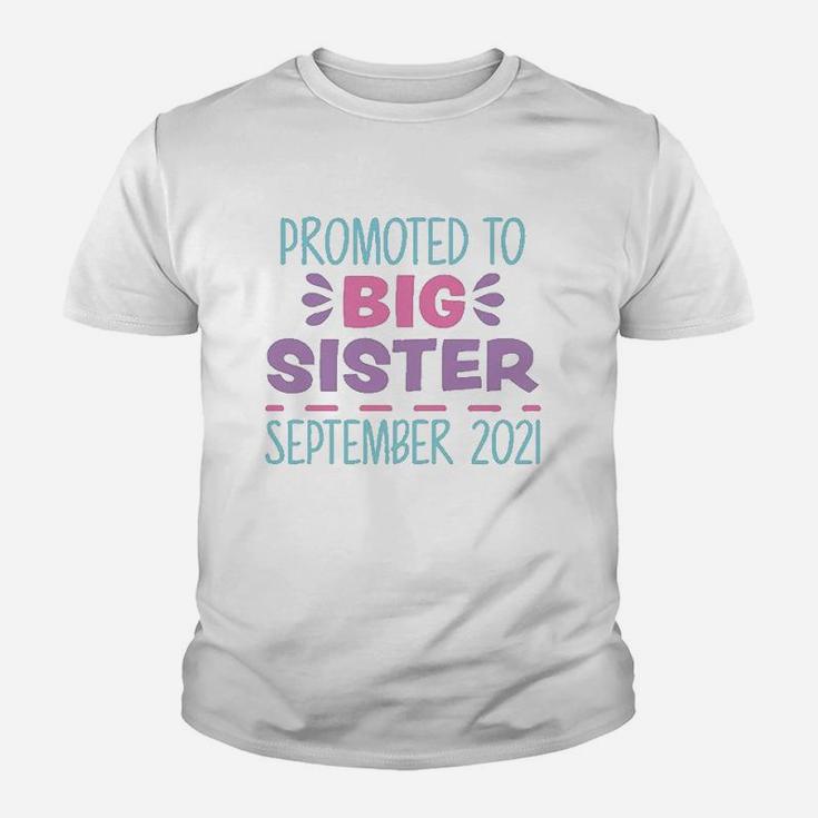 Promoted To Big Sister September 2021 Kid T-Shirt