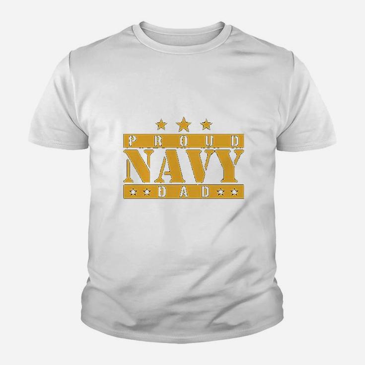 Proud Navy Dad Kid T-Shirt