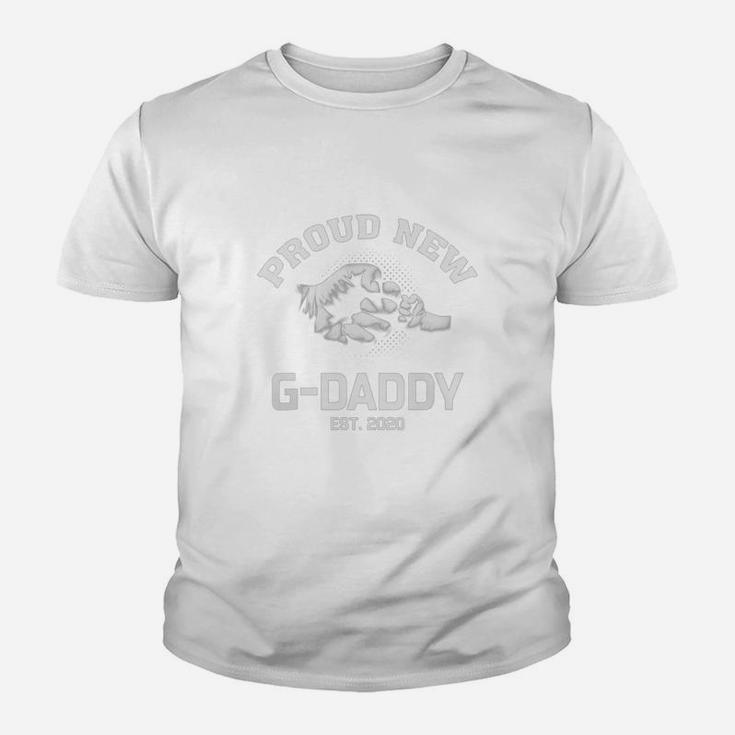 Proud New G-daddy Est 2020 Shirt Fathers Day Gift For Dad Kid T-Shirt