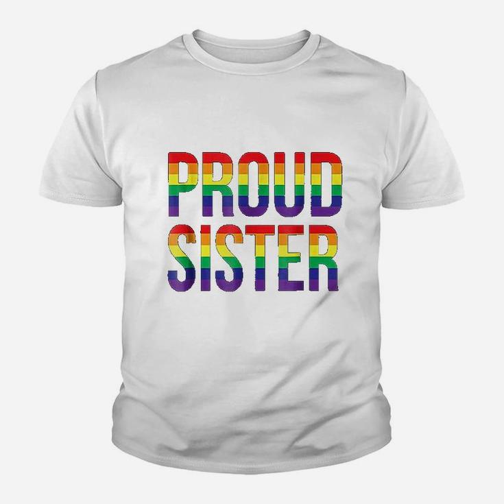 Proud Sister Gay Lesbian Lgbt Pride, gifts for sister Kid T-Shirt