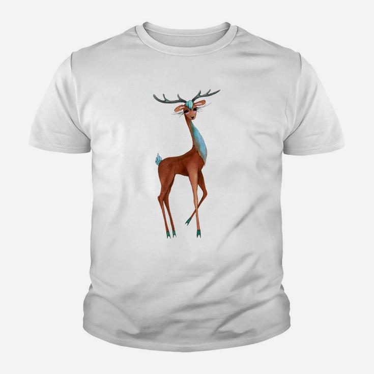 Reindeer Mama Christmas Family Matching Costume Gift Kid T-Shirt