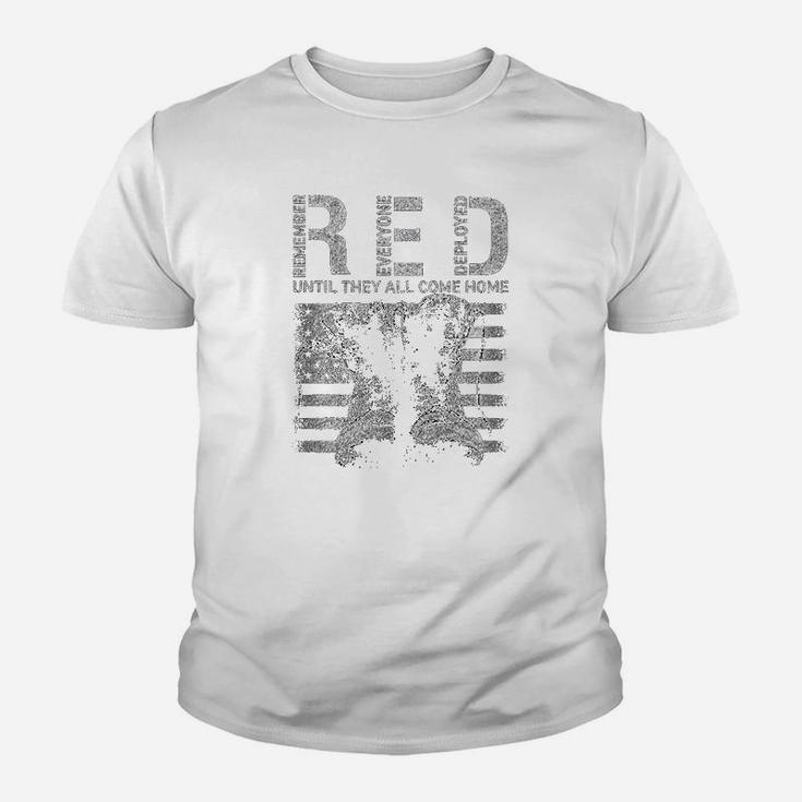 Remember Everyone Deployed Red Friday Military Kid T-Shirt