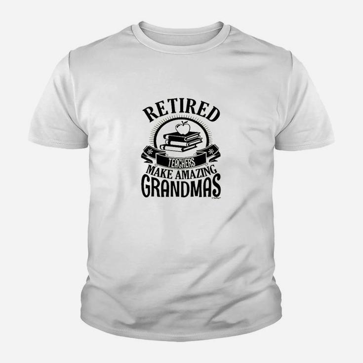 Retirement Grandma Gift Retired Teacher Kid T-Shirt